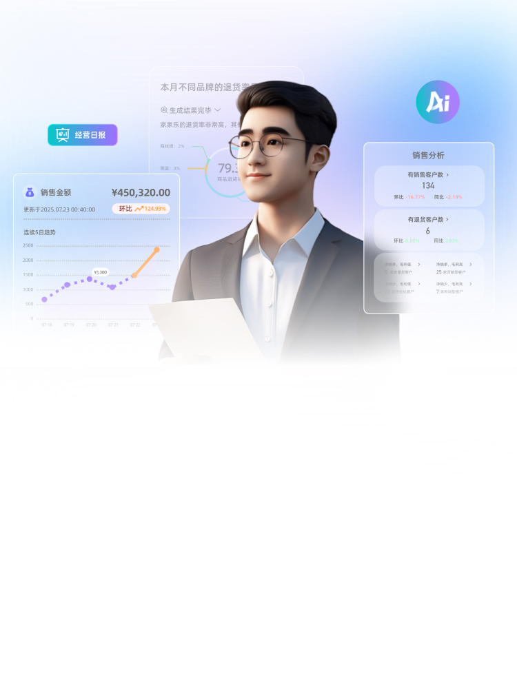 金蝶小微企业年度爆品管账、管货、管生意